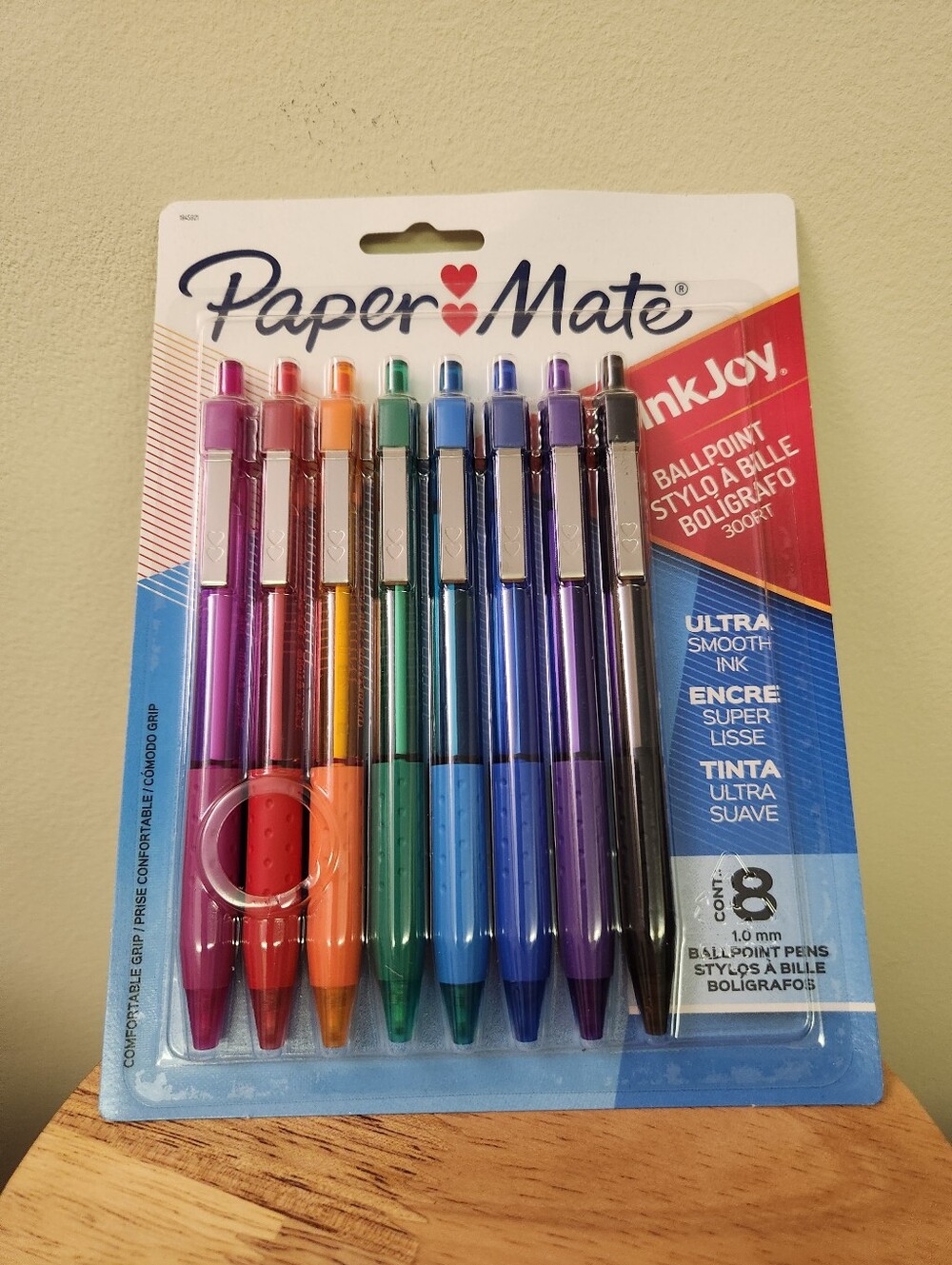 Paper Mate Ink Joy Ballpoint Pens 8 Count Ultra Smooth Ink Multi Colors NWT